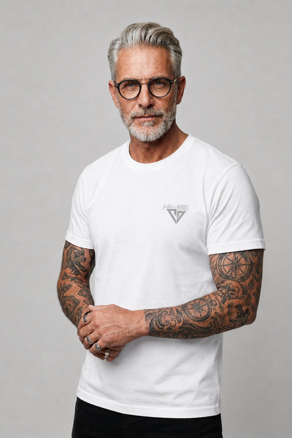 Low-key T-Shirt weiß