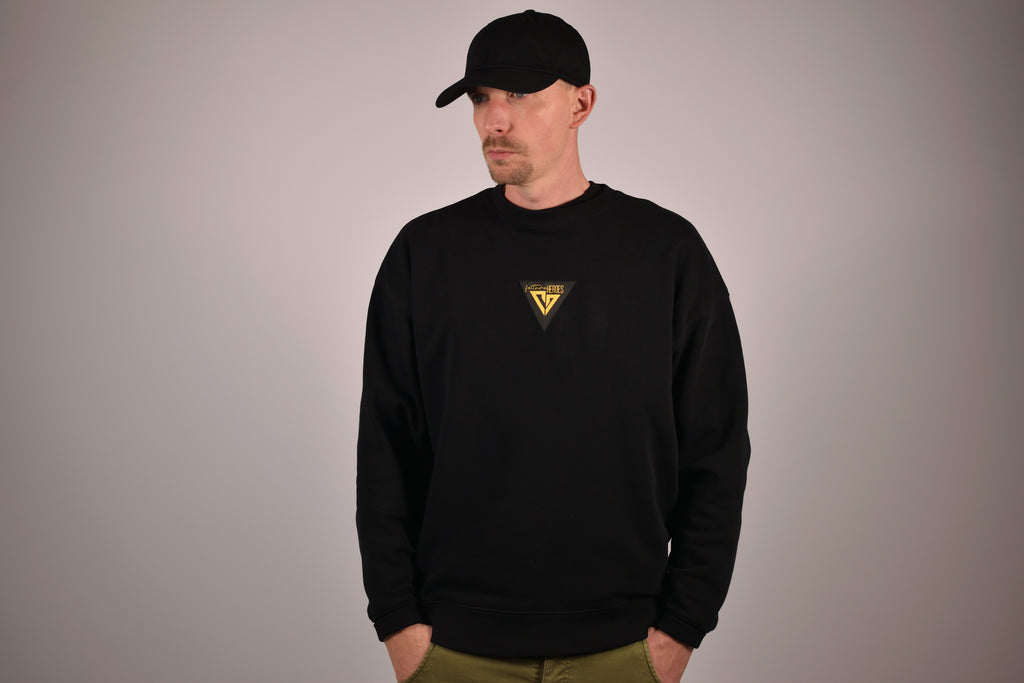 Crew neck black