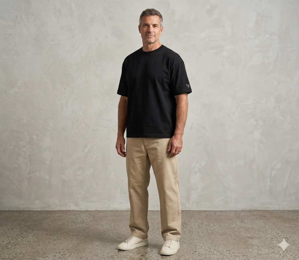 Heavyweight T-Shirt schwarz